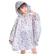 reusable lightweight hiking rain poncho custom waterproof impermeable rain coat for kids